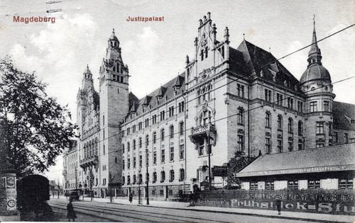 Postkarte Justizpalast 1915