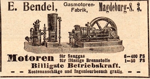 Werbung Bendel von 1910