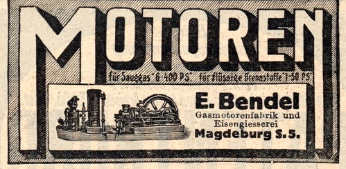 Werbung Bendel von 1911