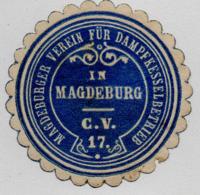 Siegelmarke des Magdeburger Verein für Dampfkesselbetrieb