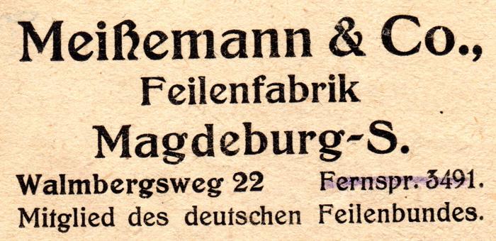 Firmenadresse auf Brief von 1928