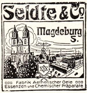 Werbungaufdruck Seldte & Co. 1905