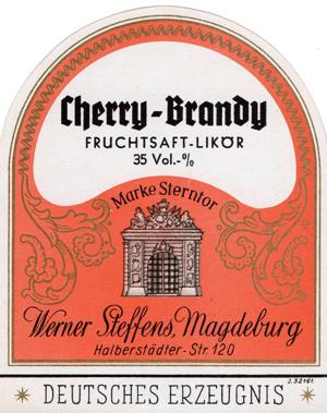 Steffens Sterntor Likör Cherry-Brandy
