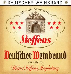 Fünf Sterne Sterntor Weinbrand von W. Steffens