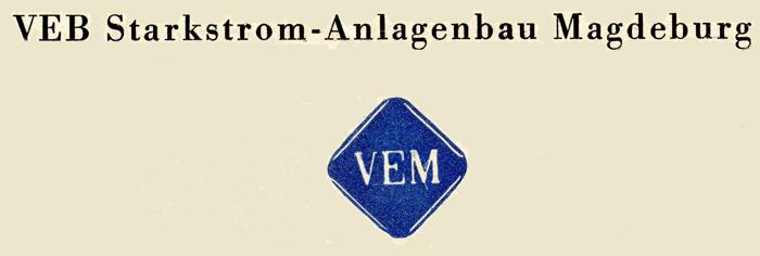 Stempel des VEM von 1958